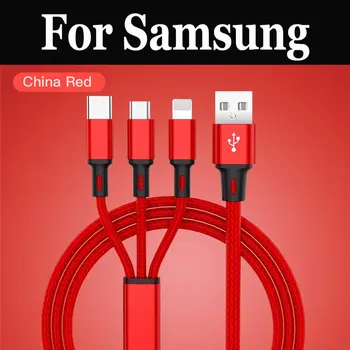 3 in 1 USB Cable Mobile Phone Type C Charger For Samsung Galaxy C7 Pro J2 J2 Core J2 Prime J3 J5 J6 J7 J8 Plus Prime Neo
3 in 1 USB Cable Mobile Phone Type C Charger For Samsung Galaxy C7 Pro J2 J2 Core J2 Prime J3 J5 J6 J7 J8 Plus Prime Neo