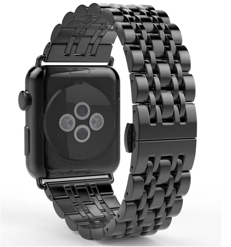 New Seven Beads Stainless Steel Watch Band for Apple Watch 4/3/2/1 Stainless Steel Watch Strap Bracelet for iwatch 44mm 42mm
New Seven Beads Stainless Steel Watch Band for Apple Watch 4/3/2/1 Stainless Steel Watch Strap Bracelet for iwatch 44mm 42mm