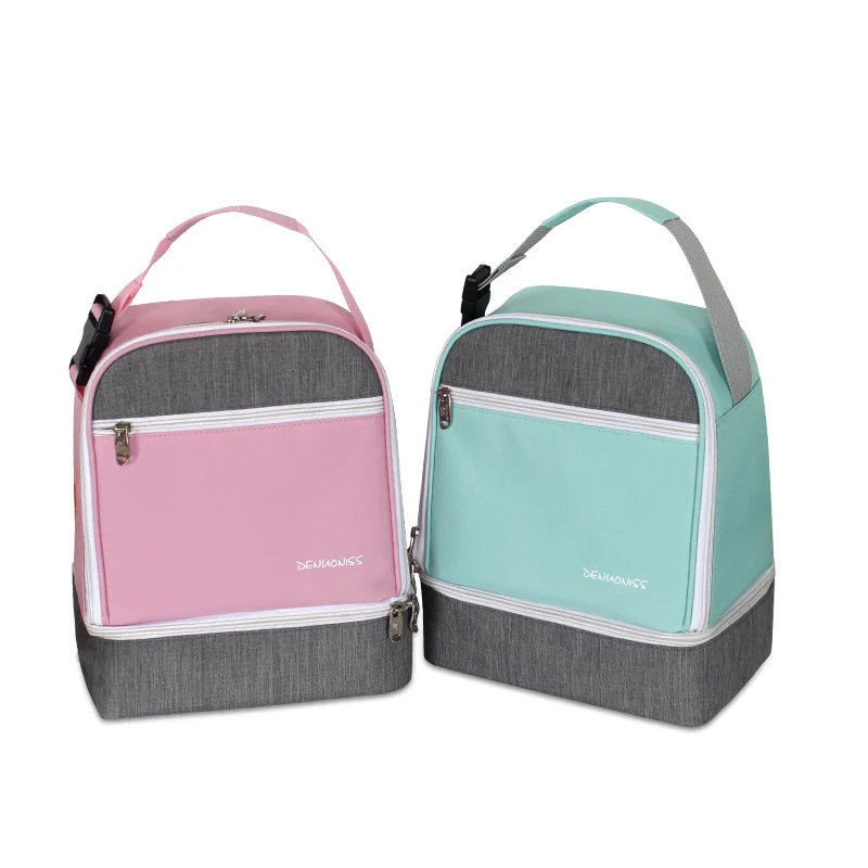 new picnic lunch box portable double layers food breast milk insulation shoulder bag ice pack cooler bag thermal cool handbag
new picnic lunch box portable double layers food breast milk insulation shoulder bag ice pack cooler bag thermal cool handbag