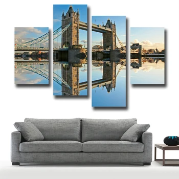 4 piece Canvas Painting for Living Room Bridge Landscape Home Decoration Art Wall Pictures
4 piece Canvas Painting for Living Room Bridge Landscape Home Decoration Art Wall Pictures
