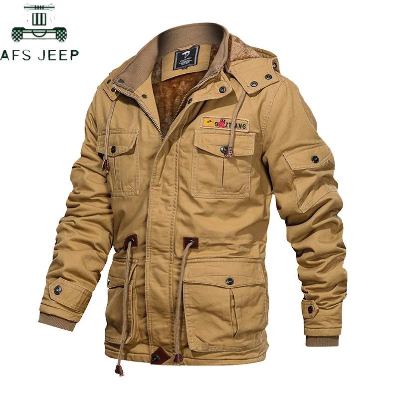 Euro Size Winter Military Jacket Men Thick Wool Liner Windbreaker Warm Hooded Coats Male Outerwear Plus size 3XL
Euro Size Winter Military Jacket Men Thick Wool Liner Windbreaker Warm Hooded Coats Male Outerwear Plus size 3XL