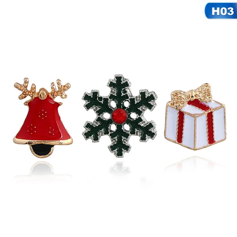 snowman fashion drip oil trees socks gloves snow bells brooches