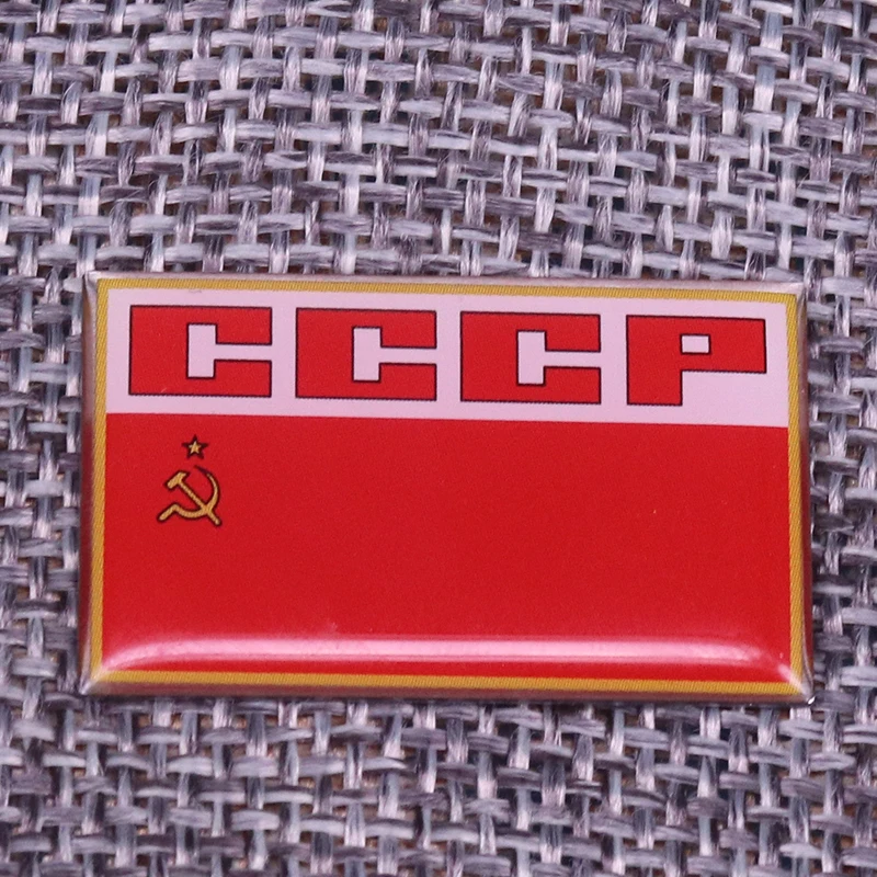 CCCP булавка броши с флагом Союза коммунизма винтажная Красная звезда ювелирные