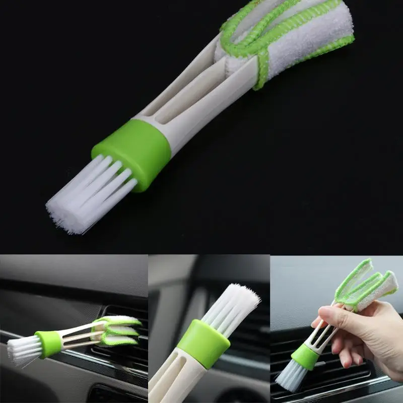1Pcs Double Ended Car Cleaning Brush Blinds Ventilation Cleaner Dusting Keyboard Brushes Cleaneing Tools | Дом и сад