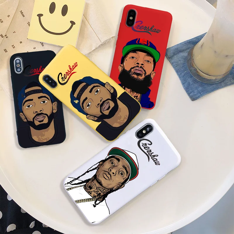 Rapper Nipsey Hussle soft Silicone black cover phone case for iPhone X XR XS MAX 6 7 8 plus 5 5s 6s se Silicone TPU
Rapper Nipsey Hussle soft Silicone black cover phone case for iPhone X XR XS MAX 6 7 8 plus 5 5s 6s se Silicone TPU