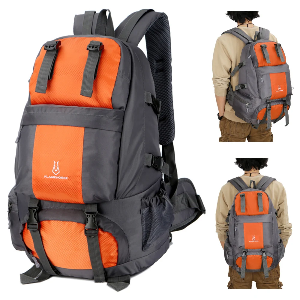 LIXADA 50L Hiking Backpack Waterproof Outdoor Sport Travel Daypack Bag with Shoe Compartment for Climbing Camping Mountaineering
LIXADA 50L Hiking Backpack Waterproof Outdoor Sport Travel Daypack Bag with Shoe Compartment for Climbing Camping Mountaineering