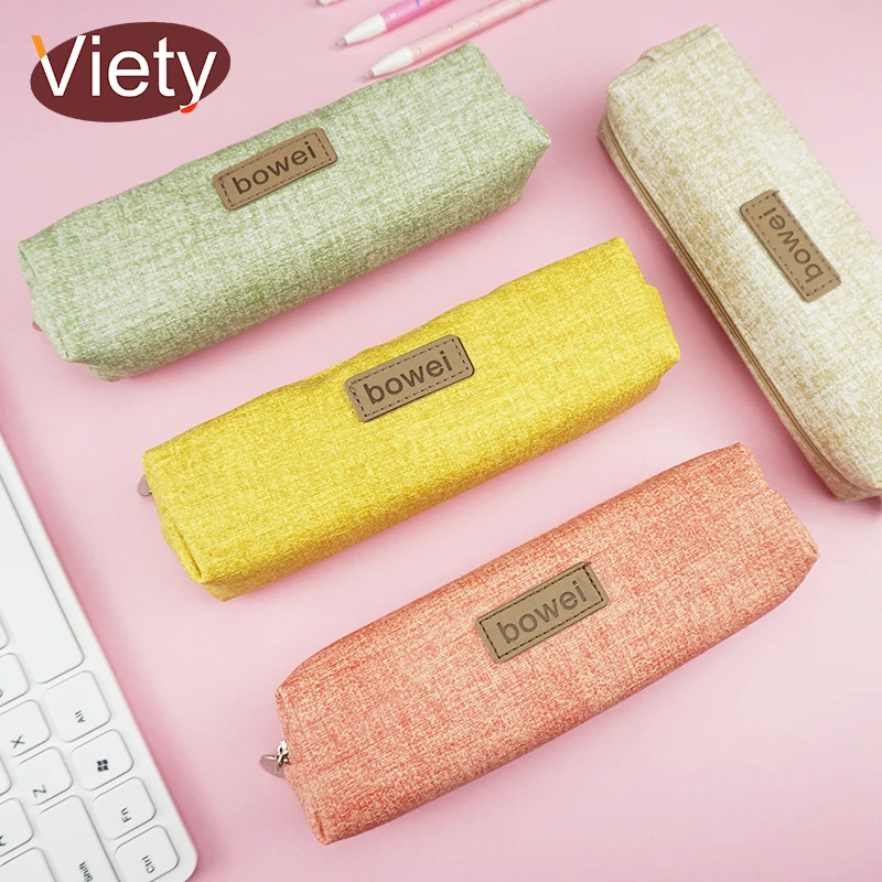 Concise Solid color student pencil case school pencil cases for girl stationery canvas pencil bag estojo escolar school supplies
Concise Solid color student pencil case school pencil cases for girl stationery canvas pencil bag estojo escolar school supplies