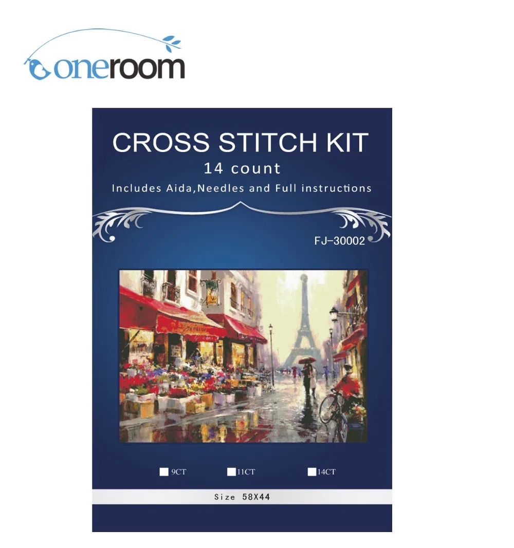 Needlework,DIY 14CT unprinted Cross stitch Embroidery April in Paris pattern Counted White canvas Cross-Stitching hand3th
Needlework,DIY 14CT unprinted Cross stitch Embroidery April in Paris pattern Counted White canvas Cross-Stitching hand3th