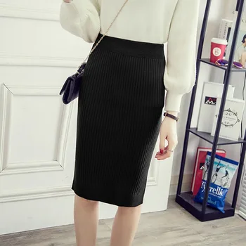 Autumn Casual Silm Skirt Korean Style Women Skirts Women Knitted High Waist Midi Skirts Fashion Solid Sexy Bodycon Skirt
Autumn Casual Silm Skirt Korean Style Women Skirts Women Knitted High Waist Midi Skirts Fashion Solid Sexy Bodycon Skirt