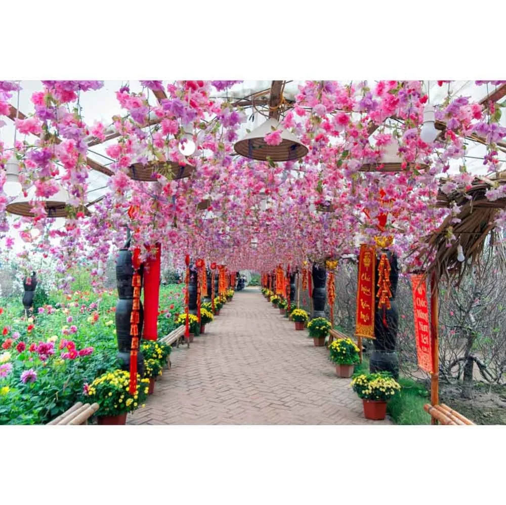 Laeacco Spring Pink Blossom Flowers Bulb Corridor Party New Year Scenic Photo Backdrops Photographic Background For Photo Studio
Laeacco Spring Pink Blossom Flowers Bulb Corridor Party New Year Scenic Photo Backdrops Photographic Background For Photo Studio