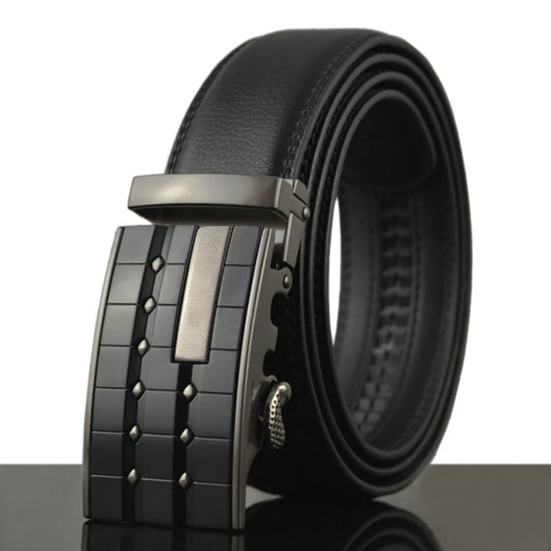 WOWTIGER Men's belt fashion business Automatic buckle belts luxury Genuine leather belt for men
WOWTIGER Men's belt fashion business Automatic buckle belts luxury Genuine leather belt for men