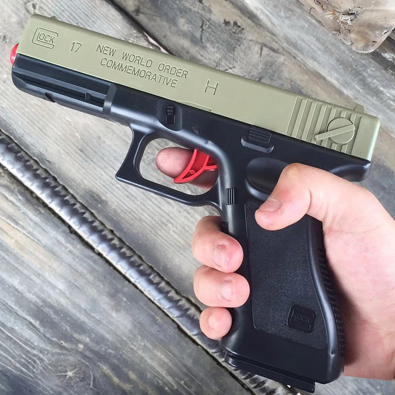 Outdoor Toys Children's Toy Gun Glock Launch Bullets Gel Bullet Crystal Gun Boy Weapon Pistol Blaster Kids Xmas Gifts
Outdoor Toys Children's Toy Gun Glock Launch Bullets Gel Bullet Crystal Gun Boy Weapon Pistol Blaster Kids Xmas Gifts
