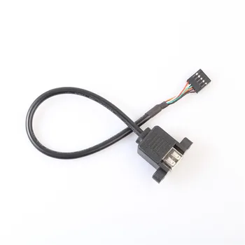 Stackable Dual USB 2.0 A Female To Motherboard 9 Pin Header Cable drop shipping 0804
Stackable Dual USB 2.0 A Female To Motherboard 9 Pin Header Cable drop shipping 0804
