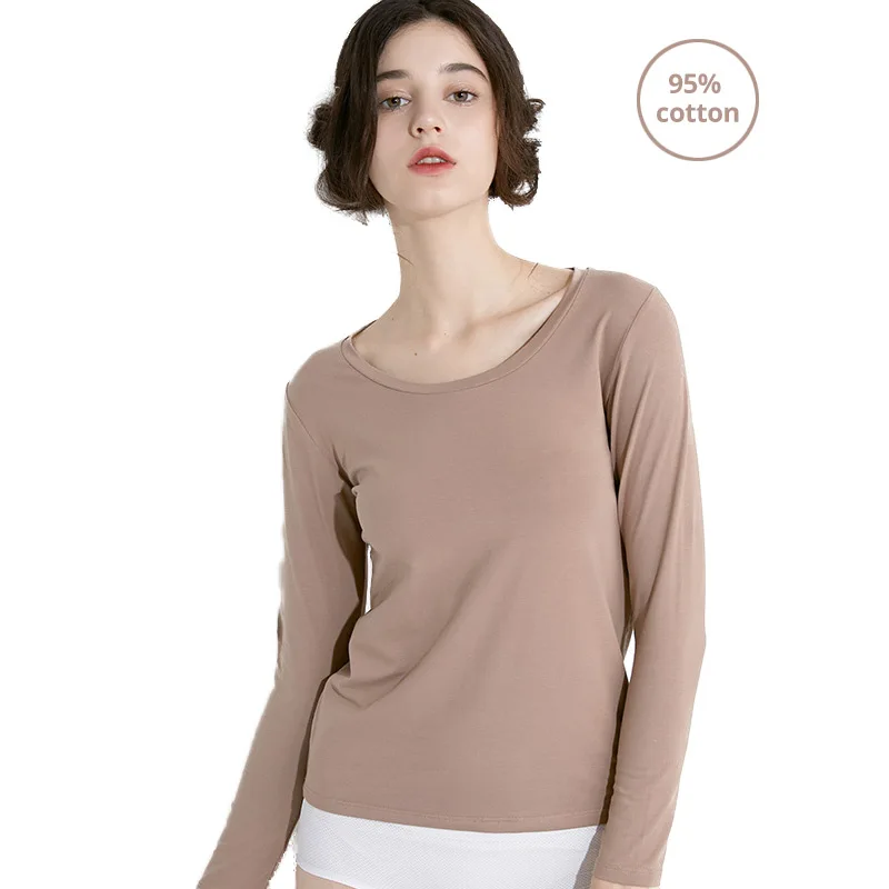 2018 spring and autumn thin long-sleeved T-shirt female loose seamless round neck bottoming shirt pink black women's Sexy
2018 spring and autumn thin long-sleeved T-shirt female loose seamless round neck bottoming shirt pink black women's Sexy