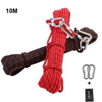 10M Professional Rock Climbing Rope Outdoor Hiking Accessories 8mm Diameter 9KN High Strength Safety Cord Safety Rope Rescue
10M Professional Rock Climbing Rope Outdoor Hiking Accessories 8mm Diameter 9KN High Strength Safety Cord Safety Rope Rescue