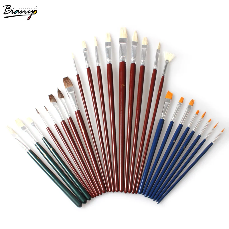 Bianyo 25 PCS Painting Brushes Sets 25 Different Sizes Brush Value Sets For Oils Acrylic Watercolor Students Artist Supplies
Bianyo 25 PCS Painting Brushes Sets 25 Different Sizes Brush Value Sets For Oils Acrylic Watercolor Students Artist Supplies