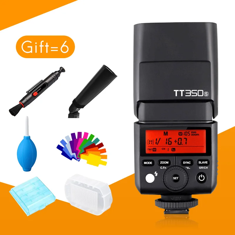 Godox TT350 Mini Speedlite Compact Flash 2.4GHz HSS 1/8000s TTL GN36 for Canon or Nikon or Sony Fujifilm lumix Olympus cameras
Godox TT350 Mini Speedlite Compact Flash 2.4GHz HSS 1/8000s TTL GN36 for Canon or Nikon or Sony Fujifilm lumix Olympus cameras