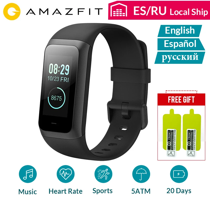 Amazfit Smart Watch Sport Band2 Cor 2 Wristband Heart Rate Monitor Waterproof IPS Screen 20 days Standby Bluetooth4.2 English
Amazfit Smart Watch Sport Band2 Cor 2 Wristband Heart Rate Monitor Waterproof IPS Screen 20 days Standby Bluetooth4.2 English