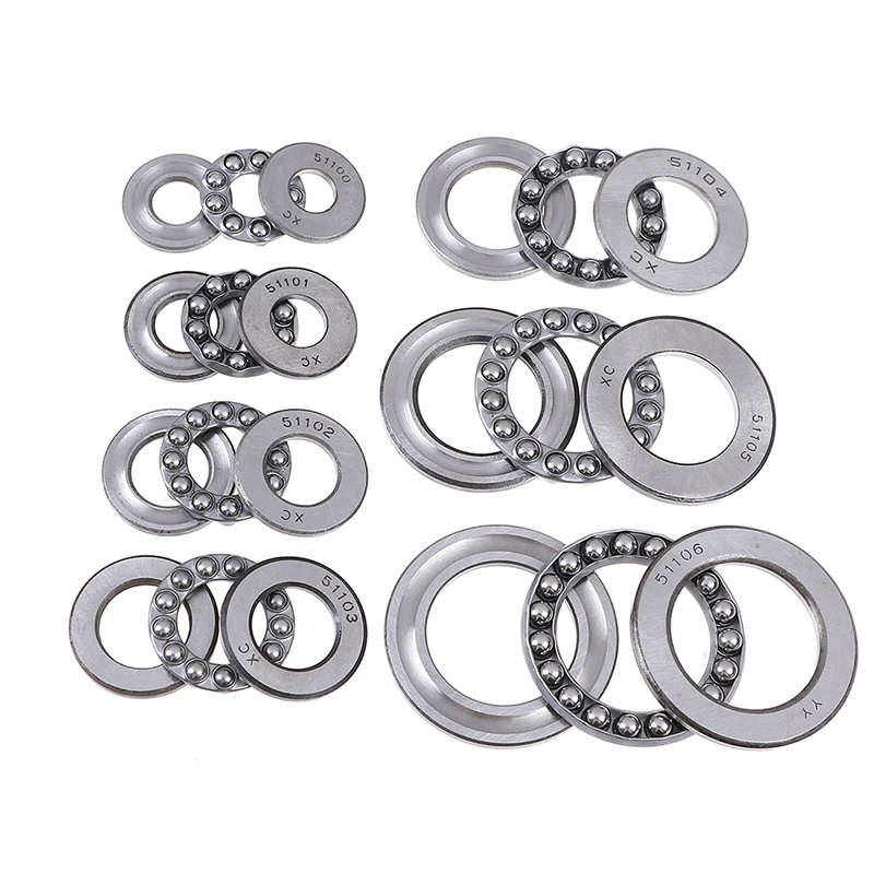 1 pcs Pratical Miniature Thrust Bearings Metal Axial Ball Bearing 3 part 51100 series 51100 to 51106 For Hardware Accessories
1 pcs Pratical Miniature Thrust Bearings Metal Axial Ball Bearing 3 part 51100 series 51100 to 51106 For Hardware Accessories