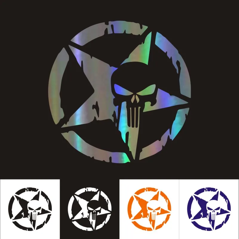Car Stickers 13CM*13CM 3D Sticker The Punisher Skull Car Motorcycles Reflective Waterproof Fun Car Styling Custom Sticker
Car Stickers 13CM*13CM 3D Sticker The Punisher Skull Car Motorcycles Reflective Waterproof Fun Car Styling Custom Sticker