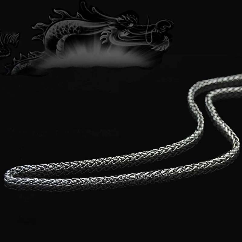 100% 316L Stainless Steel Knit Keel Wheat Necklace 4/5/6mm Jewelry For Men Women High Quality Wholesale 1pcs
100% 316L Stainless Steel Knit Keel Wheat Necklace 4/5/6mm Jewelry For Men Women High Quality Wholesale 1pcs