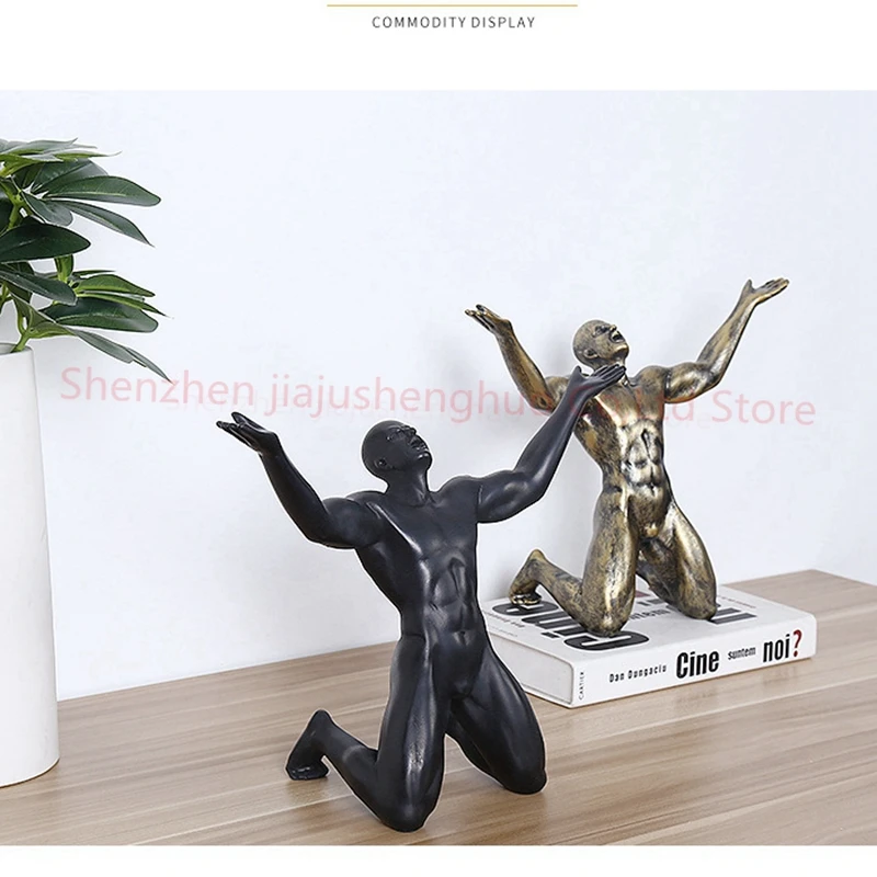 Nordic Resin Roar of Victory Man Statues Ornaments Creative Vintage Man Sculpture Crafts Home Office Living Room Decoration Gift
Nordic Resin Roar of Victory Man Statues Ornaments Creative Vintage Man Sculpture Crafts Home Office Living Room Decoration Gift
