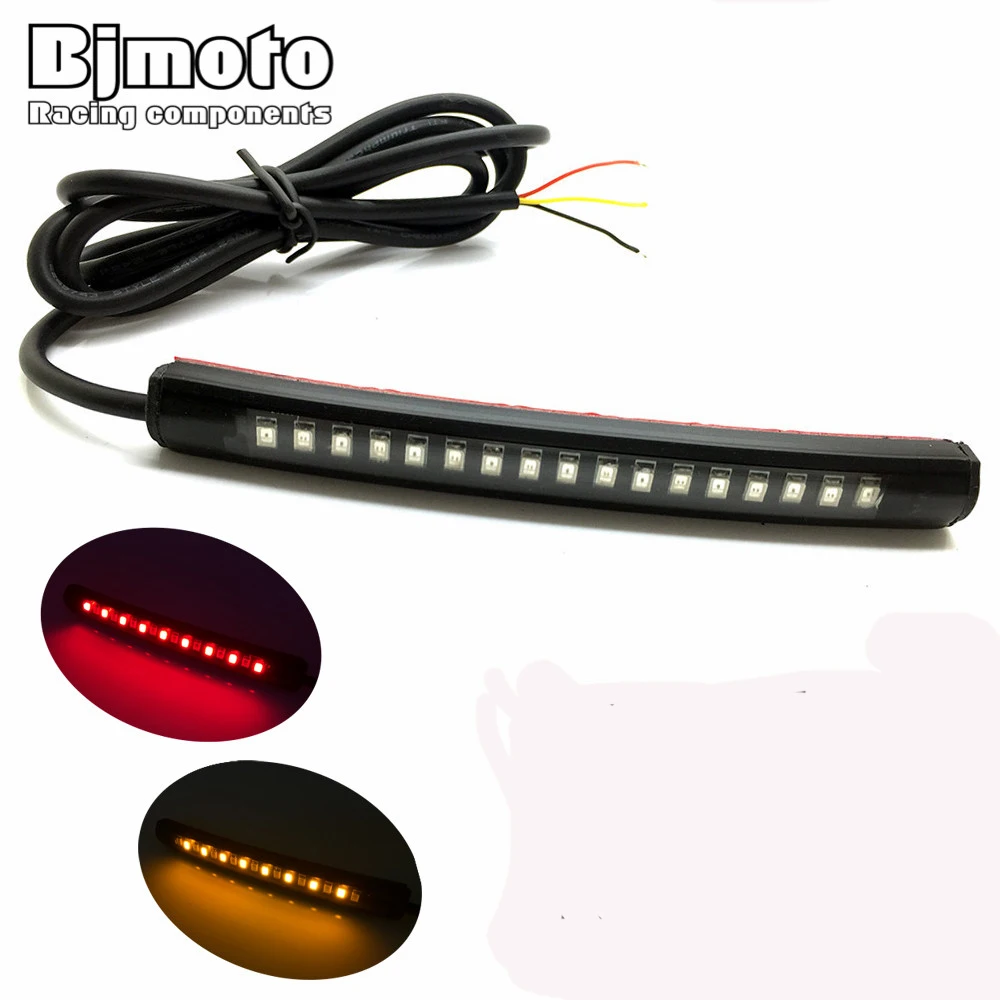 1PCS 120MM Moto fork Light Stripe Car LED Flexible Strip Tail Light Brake Truck Running Lamp Turn Signal indicator Arrow Lamp
1PCS 120MM Moto fork Light Stripe Car LED Flexible Strip Tail Light Brake Truck Running Lamp Turn Signal indicator Arrow Lamp