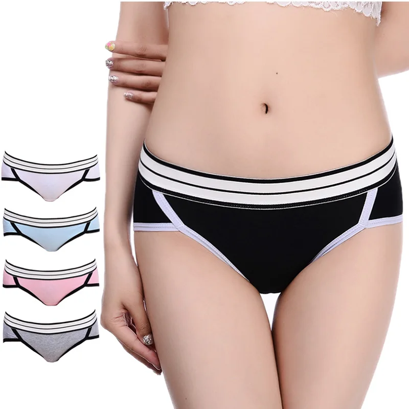3 Pieces/Pack Panties Women Cotton Briefs High Quality Female Big Size Underwear Health Lingeries Soft Stripe Wide Edge Panties
3 Pieces/Pack Panties Women Cotton Briefs High Quality Female Big Size Underwear Health Lingeries Soft Stripe Wide Edge Panties