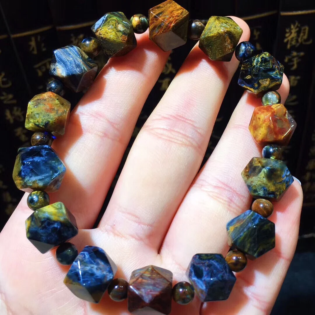 100% 10.2x9.6x10mm Natural Namibia Pietersite Blue Yellow Beads Gemstone Round Bead Bracelets Man Women Drop Shipping B38800
100% 10.2x9.6x10mm Natural Namibia Pietersite Blue Yellow Beads Gemstone Round Bead Bracelets Man Women Drop Shipping B38800