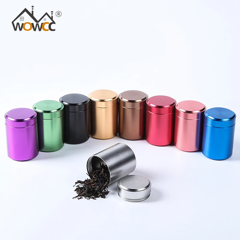 WOWCC Tea Caddy Mini Aluminum Storage Boxes Sealed Coffee Powder Cans Tea Leaves Container Portable Travel Tea Caddy Organizer
WOWCC Tea Caddy Mini Aluminum Storage Boxes Sealed Coffee Powder Cans Tea Leaves Container Portable Travel Tea Caddy Organizer