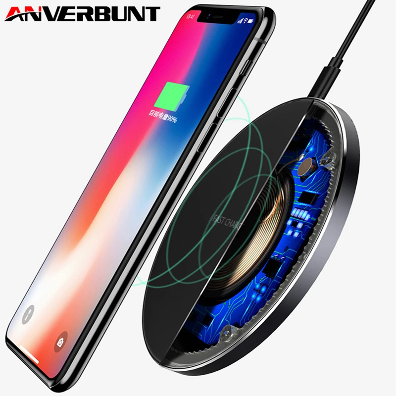 Qi Wireless Charger 10W Fast For iPhone 8 Plus X Wireless Charging Pad For Samsung S8 Note 8 Quick Wirless Charger for Phone
Qi Wireless Charger 10W Fast For iPhone 8 Plus X Wireless Charging Pad For Samsung S8 Note 8 Quick Wirless Charger for Phone