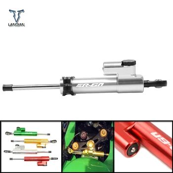 CNC Aluminum Motorcycle Damper Steering Stabilize Safety Control For KAWASASKI NINJA 650R ER6F ER6N 2006 2007 2008 WITH LOGO
CNC Aluminum Motorcycle Damper Steering Stabilize Safety Control For KAWASASKI NINJA 650R ER6F ER6N 2006 2007 2008 WITH LOGO