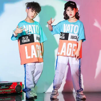 Kid's Street Dance Set Korean Version Of Boy Hip-Hop Loose Children's Day Performance Costumes Girls Dance Show DQT1008
Kid's Street Dance Set Korean Version Of Boy Hip-Hop Loose Children's Day Performance Costumes Girls Dance Show DQT1008