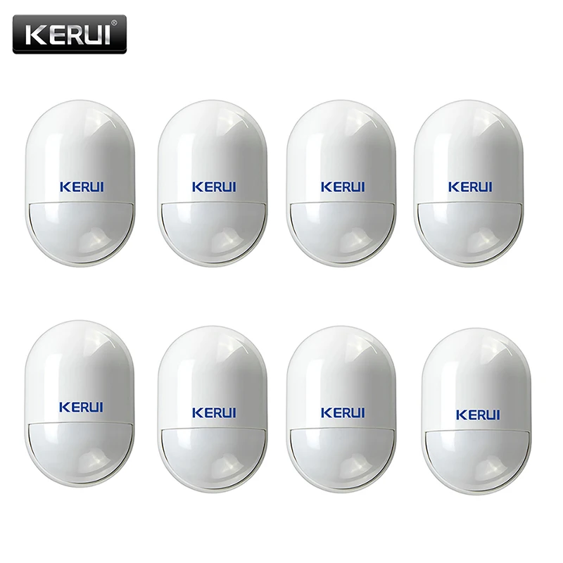 KERUI 8pcs P829 Wireless PIR Motion Detector Anti-tamper Infrared Detector Smart Motion Sensor For Home Security Alarm System
KERUI 8pcs P829 Wireless PIR Motion Detector Anti-tamper Infrared Detector Smart Motion Sensor For Home Security Alarm System