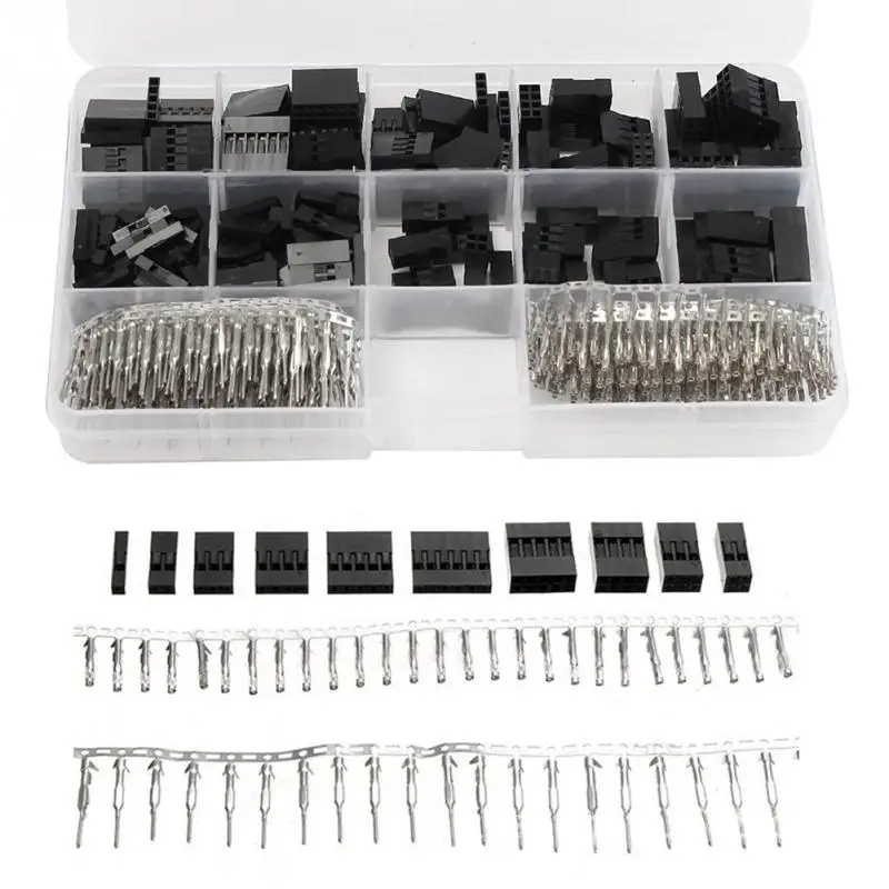 Free Shipping 610Pcs Wire Jumper Pin Header Connectors Housing Female Kit For Arduino Raspberry Pi
Free Shipping 610Pcs Wire Jumper Pin Header Connectors Housing Female Kit For Arduino Raspberry Pi
