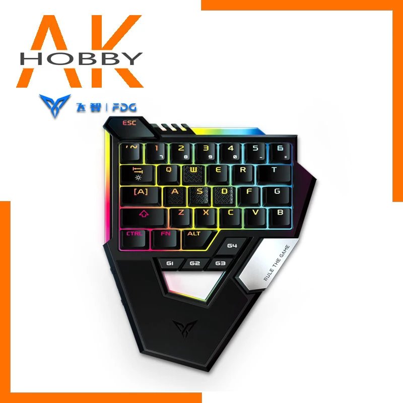 Flydigi One-hand Scorpion for PUBG Mobile Mouse and keyboard converter Blue Switch Mechanical Keyboards for IOS Android PC
Flydigi One-hand Scorpion for PUBG Mobile Mouse and keyboard converter Blue Switch Mechanical Keyboards for IOS Android PC