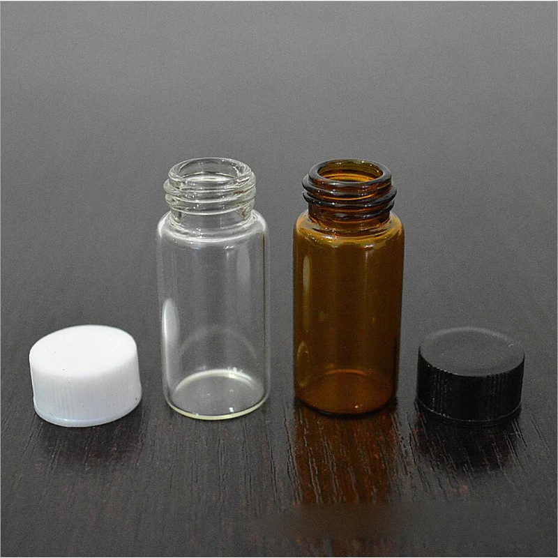 10Pcs 3ml/5ml Clear Transparent Amber Small Glass Vials Bottles brown Sample Laboratory reagent bottle Containers w/ Screw Cap
10Pcs 3ml/5ml Clear Transparent Amber Small Glass Vials Bottles brown Sample Laboratory reagent bottle Containers w/ Screw Cap