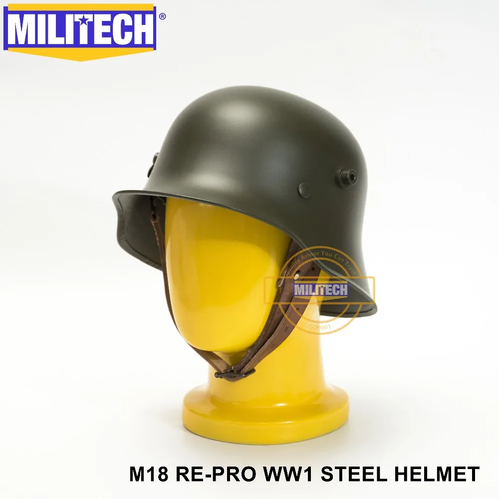 MILITECH мировая война один Оливер Драб зеленый OD немецкий M18 шлем WW1 Немецкий WWi