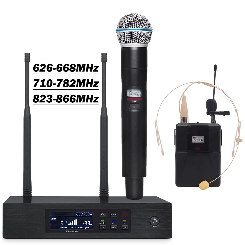 Metal Case for Stage !! UHF Wireless Microphone System QLXD4 Receiver + QLXD1 Bodypack + Lavalier + Headset mic+ QLXD2 Handheld
Metal Case for Stage !! UHF Wireless Microphone System QLXD4 Receiver + QLXD1 Bodypack + Lavalier + Headset mic+ QLXD2 Handheld