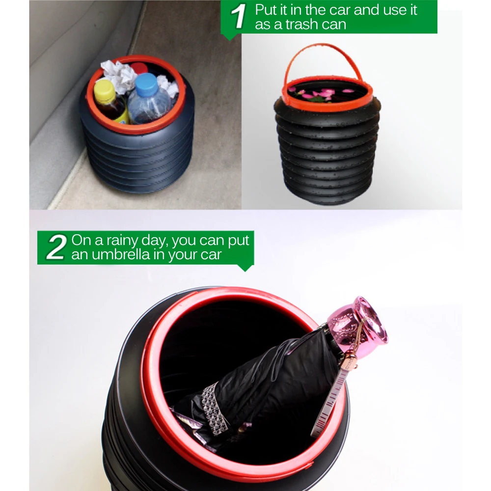Foldable Travel Black Waste Basket Bag Rubbish Dustbin Car Bin Trash Can Mini 4L Creative Hanging Trash Car Waterproof Universal
Foldable Travel Black Waste Basket Bag Rubbish Dustbin Car Bin Trash Can Mini 4L Creative Hanging Trash Car Waterproof Universal