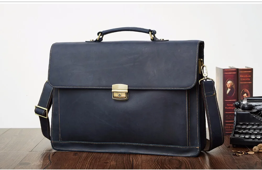 Business Satchel Briefcase For Laptop