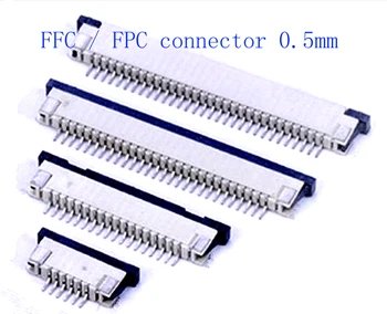 50pcs FFC / FPC connector 0.5mm 4 Pin 5 6 7 8 10 12 14 16 18 20 22 24 26 28 30P Drawer Type Ribbon Flat Connector Top Contact
50pcs FFC / FPC connector 0.5mm 4 Pin 5 6 7 8 10 12 14 16 18 20 22 24 26 28 30P Drawer Type Ribbon Flat Connector Top Contact