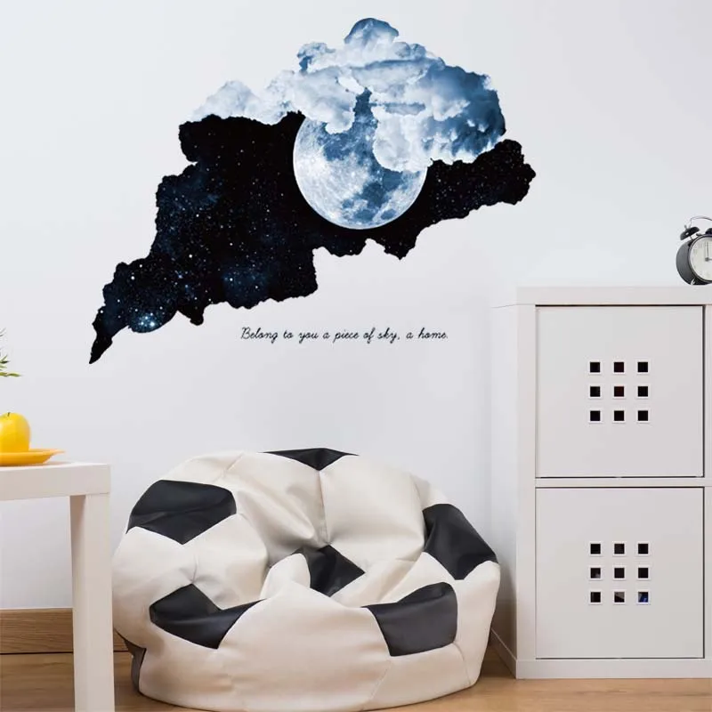 3D Tearing The Moon Three-Dimensional PVC Wall Sticker Home Decoration Waterproof Ceiling Sticker Mural Autocollant Mural
3D Tearing The Moon Three-Dimensional PVC Wall Sticker Home Decoration Waterproof Ceiling Sticker Mural Autocollant Mural