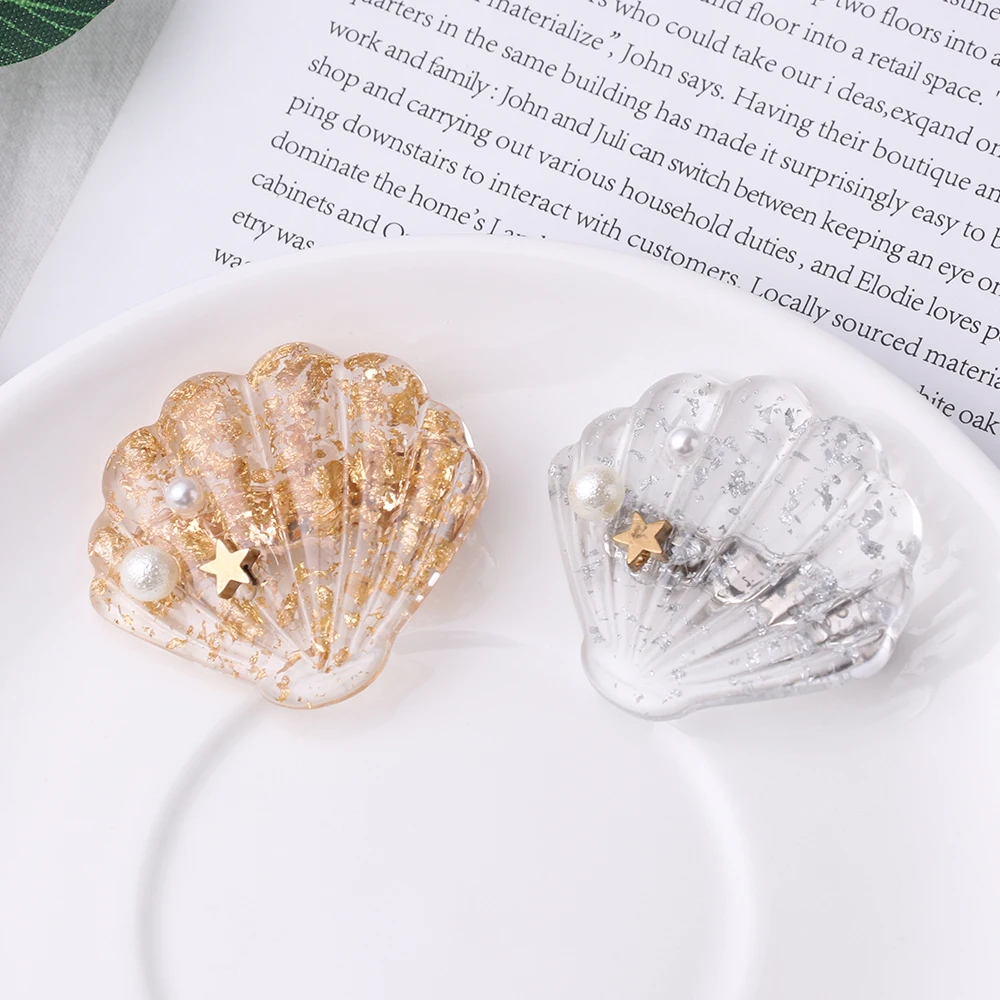 1PC Korea Shiny Sequins Resin Shell Hair Clips for Women Imitiation Pearl Star Hairpins Vacation Beach Hair Accessories For Gril
1PC Korea Shiny Sequins Resin Shell Hair Clips for Women Imitiation Pearl Star Hairpins Vacation Beach Hair Accessories For Gril