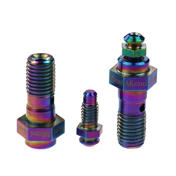 M10*1.25mm Motorcycle Banjo Bolt With Bleed Screw For Motorcycle Brake Caliper Pump For Honda Yamaha Kawasaki Suzuki
M10*1.25mm Motorcycle Banjo Bolt With Bleed Screw For Motorcycle Brake Caliper Pump For Honda Yamaha Kawasaki Suzuki
