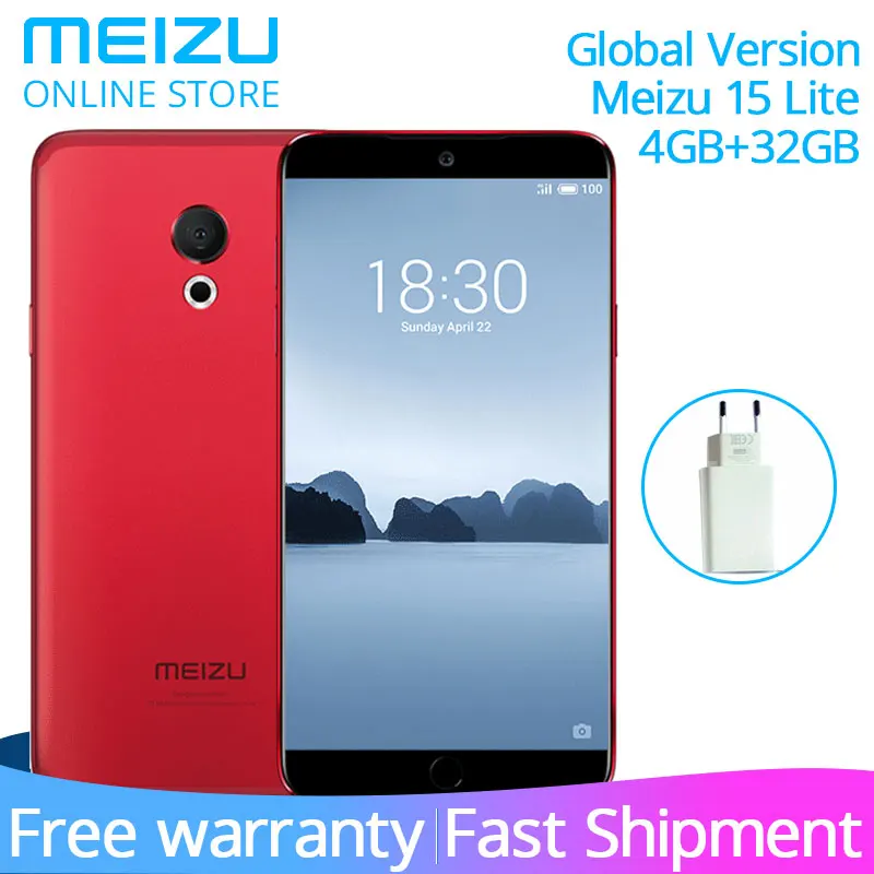 Global Version Meizu 15 Lite 4GB RAM 32GB 64GB ROM M871H SmartPhone Snapdragon 626 Octa Core 5.46" HD Screen 20MP Front Camera
Global Version Meizu 15 Lite 4GB RAM 32GB 64GB ROM M871H SmartPhone Snapdragon 626 Octa Core 5.46" HD Screen 20MP Front Camera