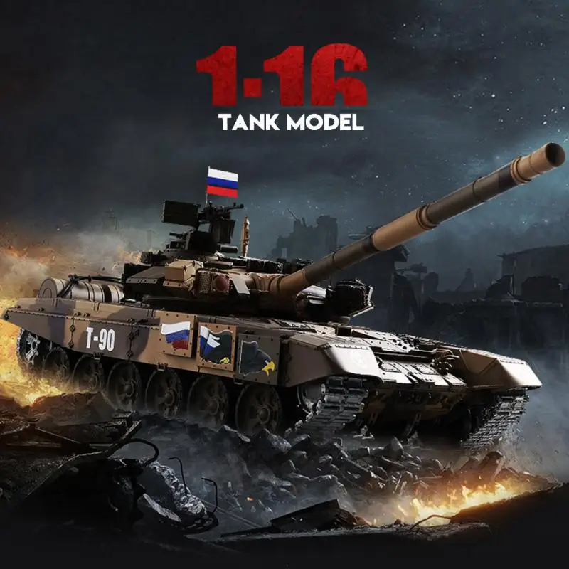 High Simulation 1:16 Scale RC Tank Russian T90 Remote Control Model Toys EU Plug 110-240V Plastic Metal Remote Control Tank Toys
High Simulation 1:16 Scale RC Tank Russian T90 Remote Control Model Toys EU Plug 110-240V Plastic Metal Remote Control Tank Toys