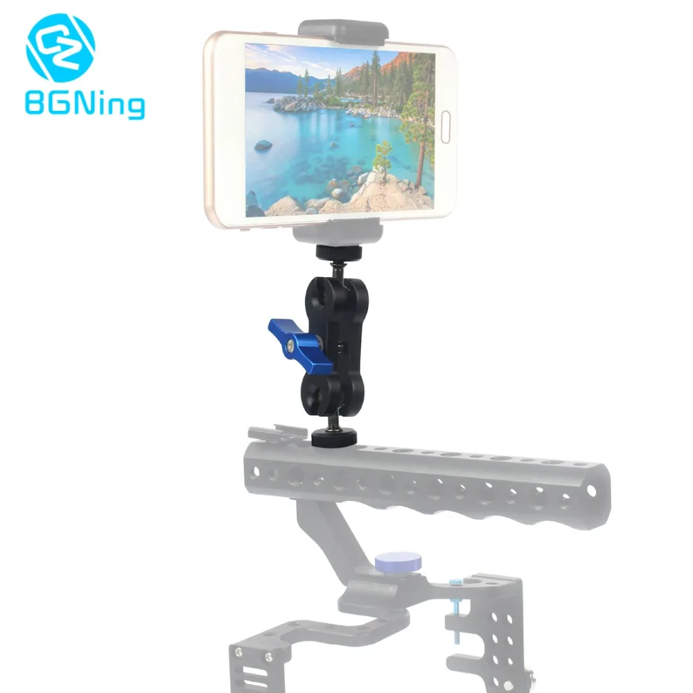 BGNING Multi-Function Dual Ball Head Hot Shoe 1/4" Tripod Magic Arm Mount Adapter DSLR Camera Accessory for Monitor LED Light
BGNING Multi-Function Dual Ball Head Hot Shoe 1/4" Tripod Magic Arm Mount Adapter DSLR Camera Accessory for Monitor LED Light