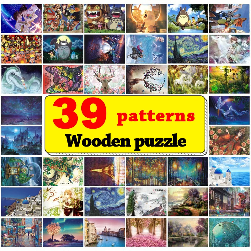 Jigsaw Picture Puzzles 1000 Pieces Educational Wooden Toys for Adults Children Kids Girls Games Birthday Gift
Jigsaw Picture Puzzles 1000 Pieces Educational Wooden Toys for Adults Children Kids Girls Games Birthday Gift