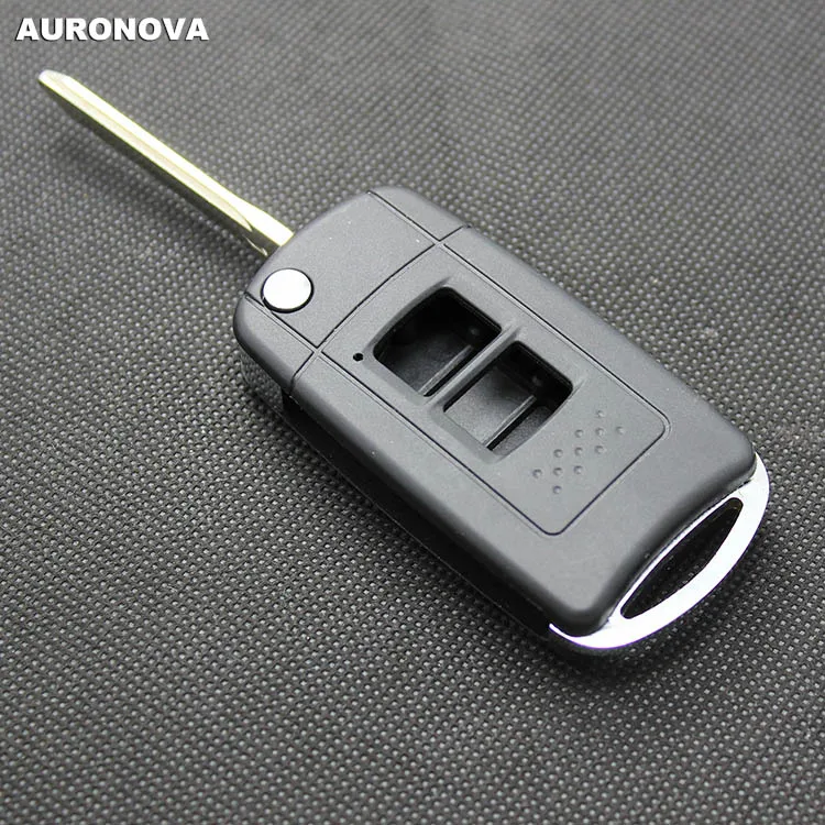 AURONOVA New Upgrade Folding Key Shell for Toyota Yaris Highlander 2 Buttons Modified Remote Car Key Case Big Metal Ring Type
AURONOVA New Upgrade Folding Key Shell for Toyota Yaris Highlander 2 Buttons Modified Remote Car Key Case Big Metal Ring Type